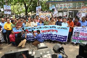 Journalist Protest In Dhaka, Bangladesh