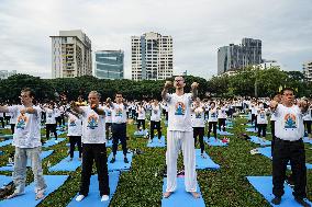 The International Day Of Yoga In Bangkok.