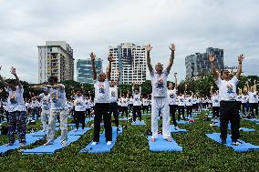 The International Day Of Yoga In Bangkok.