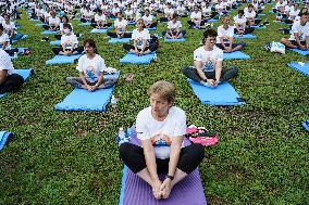 The International Day Of Yoga In Bangkok.