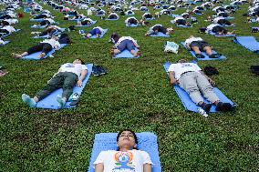 The International Day Of Yoga In Bangkok.