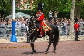 BRITAIN-LONDON-KING CHARLES III-OFFICIAL BIRTHDAY-PARADE