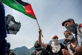 Protest Against The Lyon-Turin Line In Saint-Jean-de-Maurienne