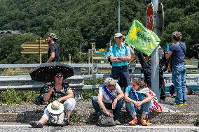 Protest Against The Lyon-Turin Line In Saint-Jean-de-Maurienne