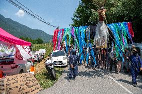 Protest Against The Lyon-Turin Line In Saint-Jean-de-Maurienne