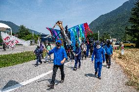 Protest Against The Lyon-Turin Line In Saint-Jean-de-Maurienne