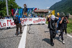 Protest Against The Lyon-Turin Line In Saint-Jean-de-Maurienne