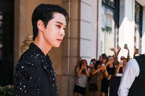 Doyoung Celebrity Sightings In Milan