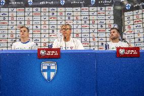 UEFA Euro 2024 qualifications - Team Finland international press conference