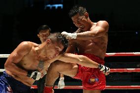 (SP)MYANMAR-YANGON-BOXING-TRADITIONAL BOXING COMPETITION