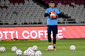 (SP)INDONESIA-JAKARTA-FOOTBALL-ARGENTINA-TRAINING