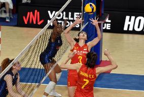 (SP)CHINA-HONG KONG-VOLLEYBALL-NATIONS LEAGUE-WOMEN-CHN VS ITA (CN)