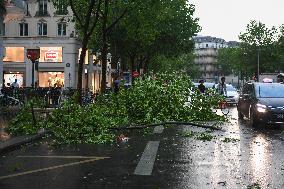 Violent Storms Hit Paris