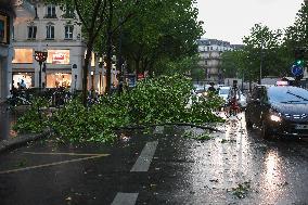 Violent Storms Hit Paris