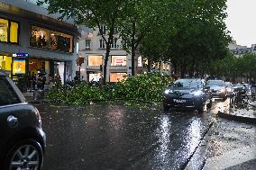 Violent Storms Hit Paris