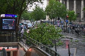 Violent Storms Hit Paris