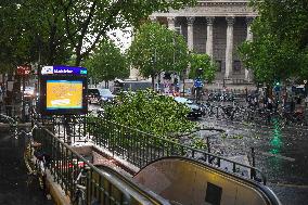 Violent Storms Hit Paris