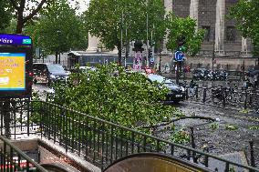 Violent Storms Hit Paris