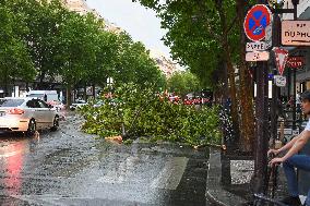 Violent Storms Hit Paris