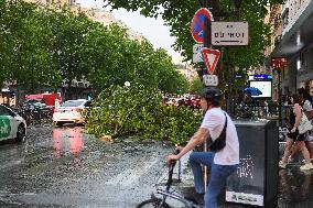 Violent Storms Hit Paris