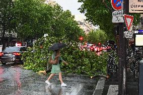 Violent Storms Hit Paris