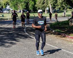 Inaugural Juneteenth Jubilee 2.5mi Run/Walk At William Land Park In Sacramento California U.S. - June 17, 2003.