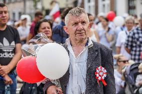 National March For Life And Family In Gdansk, Poland