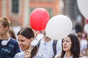 National March For Life And Family In Gdansk, Poland