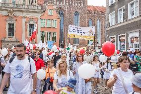 National March For Life And Family In Gdansk, Poland