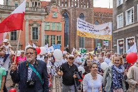 National March For Life And Family In Gdansk, Poland