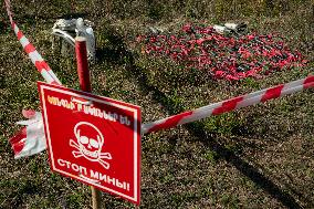 Deactivation work of rockets in Stepanakert.