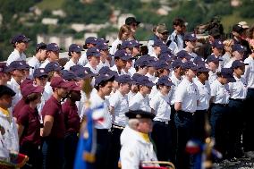 UNS Youth Participate In June 18 Commemoration - Briancon