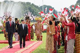 Japanese emperor in Indonesia