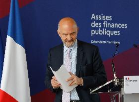 Public Finance Meeting At The Ministry In Bercy