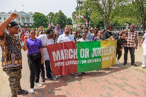 Juneteenth March In Washington, D.C.