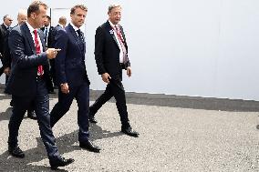 President Macron At Paris Air Show - Le Bourget
