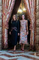 Spanish Royals host lunch in honor of the King and Queen of Jordan - Madrid