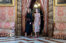 Spanish Royals host lunch in honor of the King and Queen of Jordan - Madrid