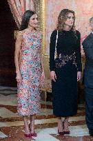 Spanish Royals host lunch in honor of the King and Queen of Jordan - Madrid