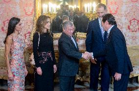 Spanish Royals host lunch in honor of the King and Queen of Jordan - Madrid