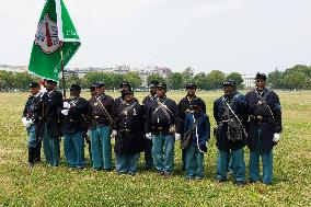 23rd Regiment, United States Colored Infantry Actors Visit DC
