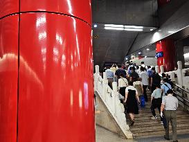 Yonghegong Lama Temple Station in Beijing