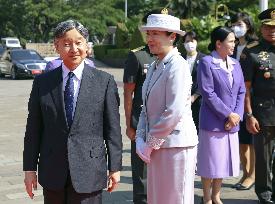 Japanese emperor, empress in Indonesia
