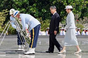 Japanese emperor, empress in Indonesia