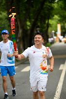 (SP)CHINA-SHENZHEN-WORLD UNIVERSITY GAMES-TORCH RELAY(CN)