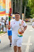 (SP)CHINA-SHENZHEN-WORLD UNIVERSITY GAMES-TORCH RELAY(CN)