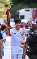(SP)CHINA-SHENZHEN-WORLD UNIVERSITY GAMES-TORCH RELAY(CN)