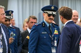 President Macron At Paris Air Show - Le Bourget