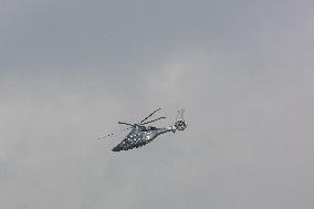 President Macron At Paris Air Show - Le Bourget