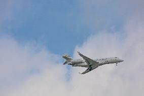 President Macron At Paris Air Show - Le Bourget